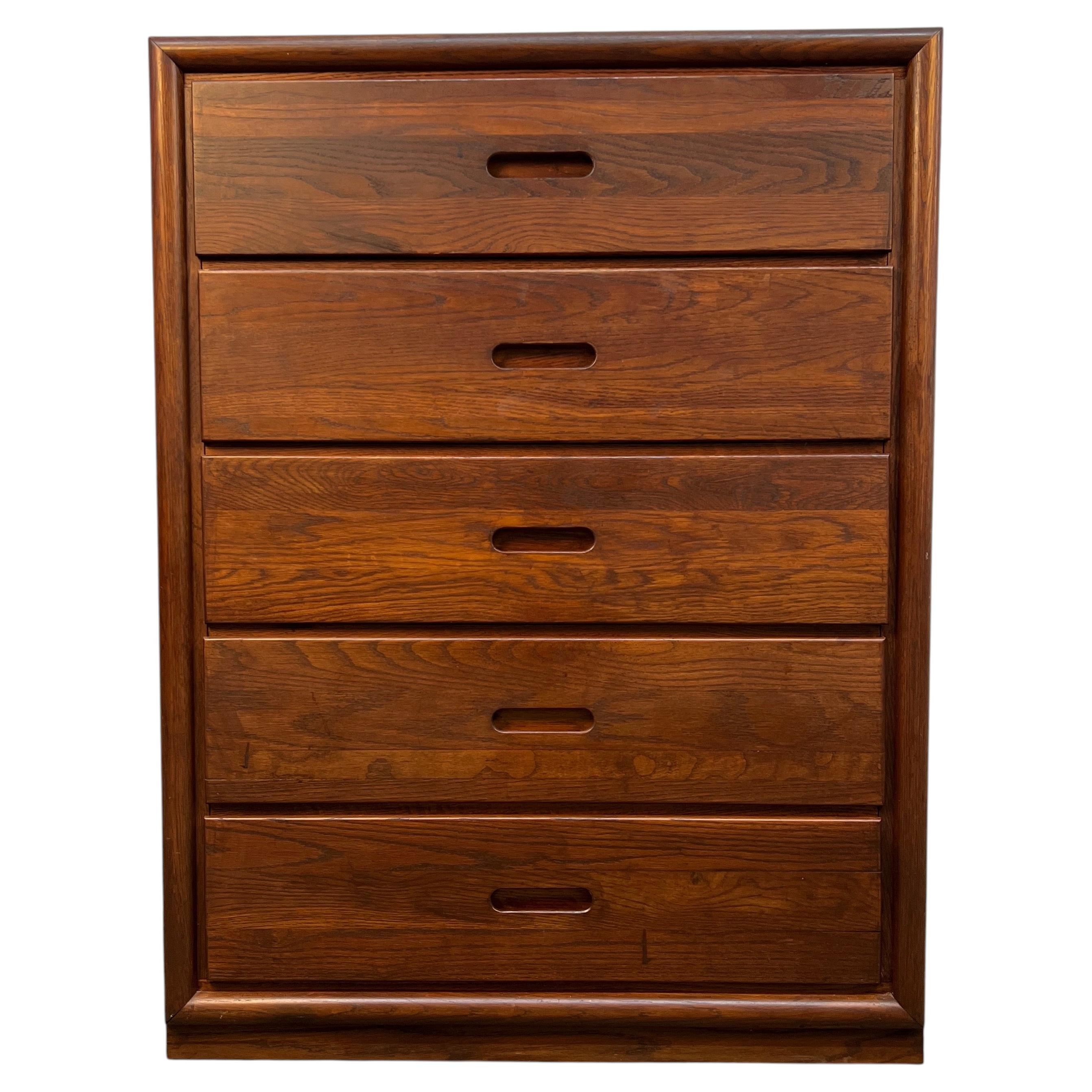 Vintage Five Drawer Dresser by Dixie For Sale