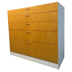 Modern Birdseye Maple Twelve-Drawer Dresser