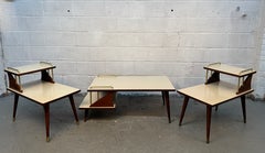 1950s Mid-Century Modern Atomic Tiered Table Set