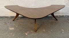 Mid-Century Modern Atomic Boomerang Two-Tier Coffee Table