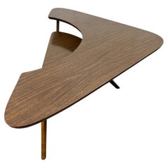 Mid-Century Modern Atomic Boomerang Two-Tier Coffee Table