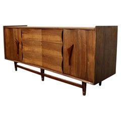 Mid-Century Sculptural Lowboy Dresser By Specialty Woodcraft Inc.