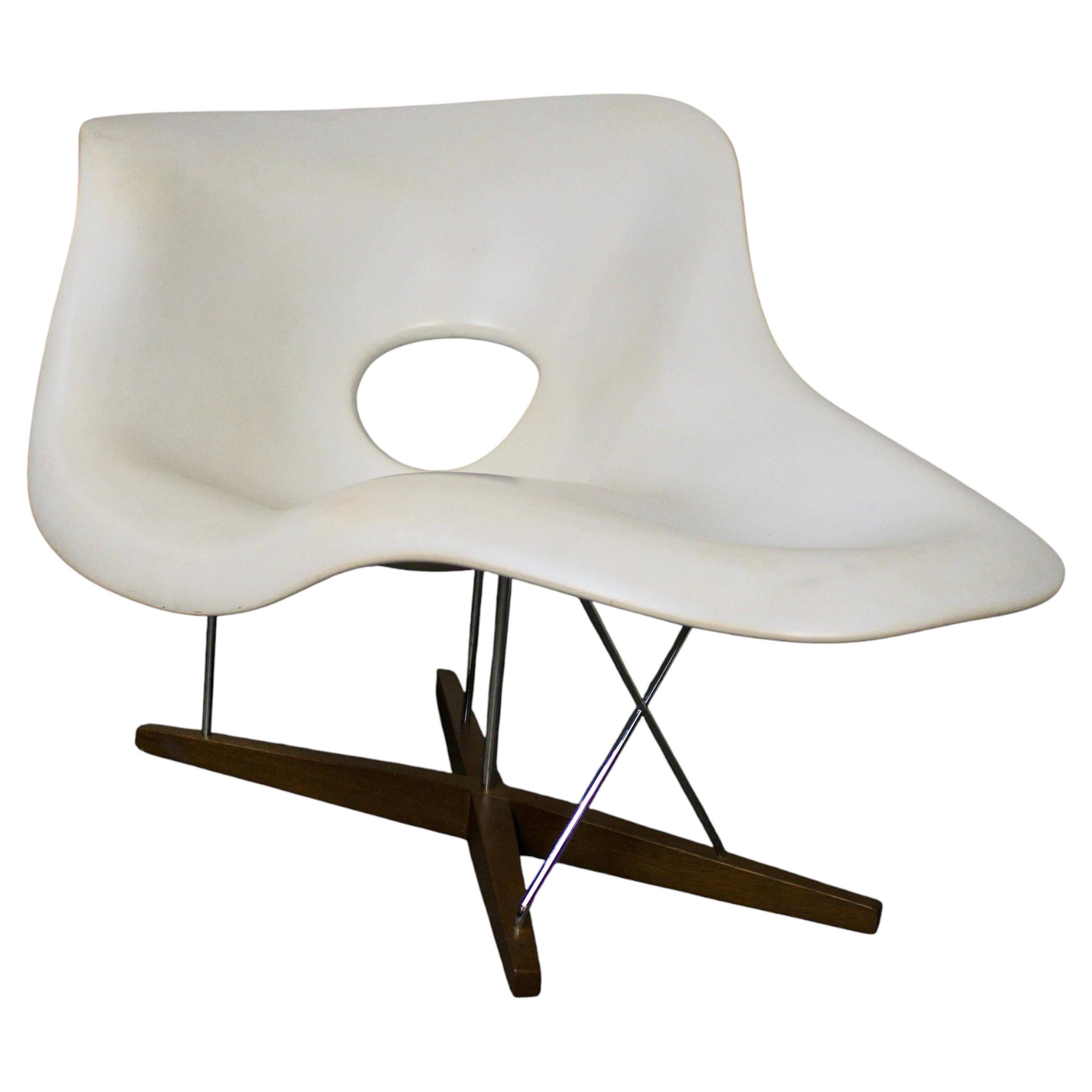 The "La Chaise" Chair Designed by Charles and Ray Eames and Produced By Vitra