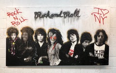 "Rock & Roll Legends No. 2" Mixed-Media Pop Art by Hulbert Waldroup