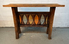 Handgeschnitztes Witco-Tiki-Bar- und Hocker-Set aus der Mitte des Jahrhunderts