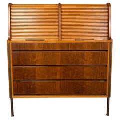 Double Roll-Top Dresser attr Edmund Spence