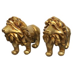 DJ Khalid Gold Lion Sculpture