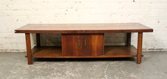 Mid-Century Modern multitiered Walnut Coffee Table