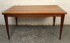 Danish Teak Draw-Leaf Dining Table by J.L. Moller Models