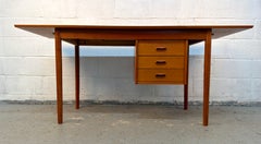 Mid-Century Teak Drop-Leaf Desk by Arne Vodder for H. Sigh & Søns