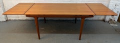 Mid-Century Danish Teak Draw-Leaf Dining Table
