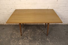 Mid-Century Dunbar Flip Top Expanding Dining Table