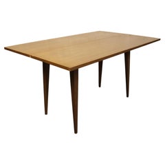 Mid-Century Dunbar Flip Top Expanding Dining Table