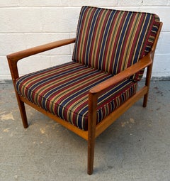 Mid-Century Modern Teak Scandinavian Armchair