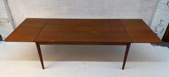 Vintage Danish Mid-Century Modern Teak Expandable Dining Table