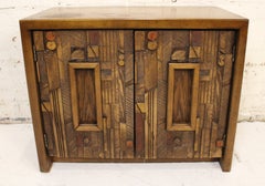 Brutalist Inspired Nightstands from Lane Furniture's "Pueblo" Series