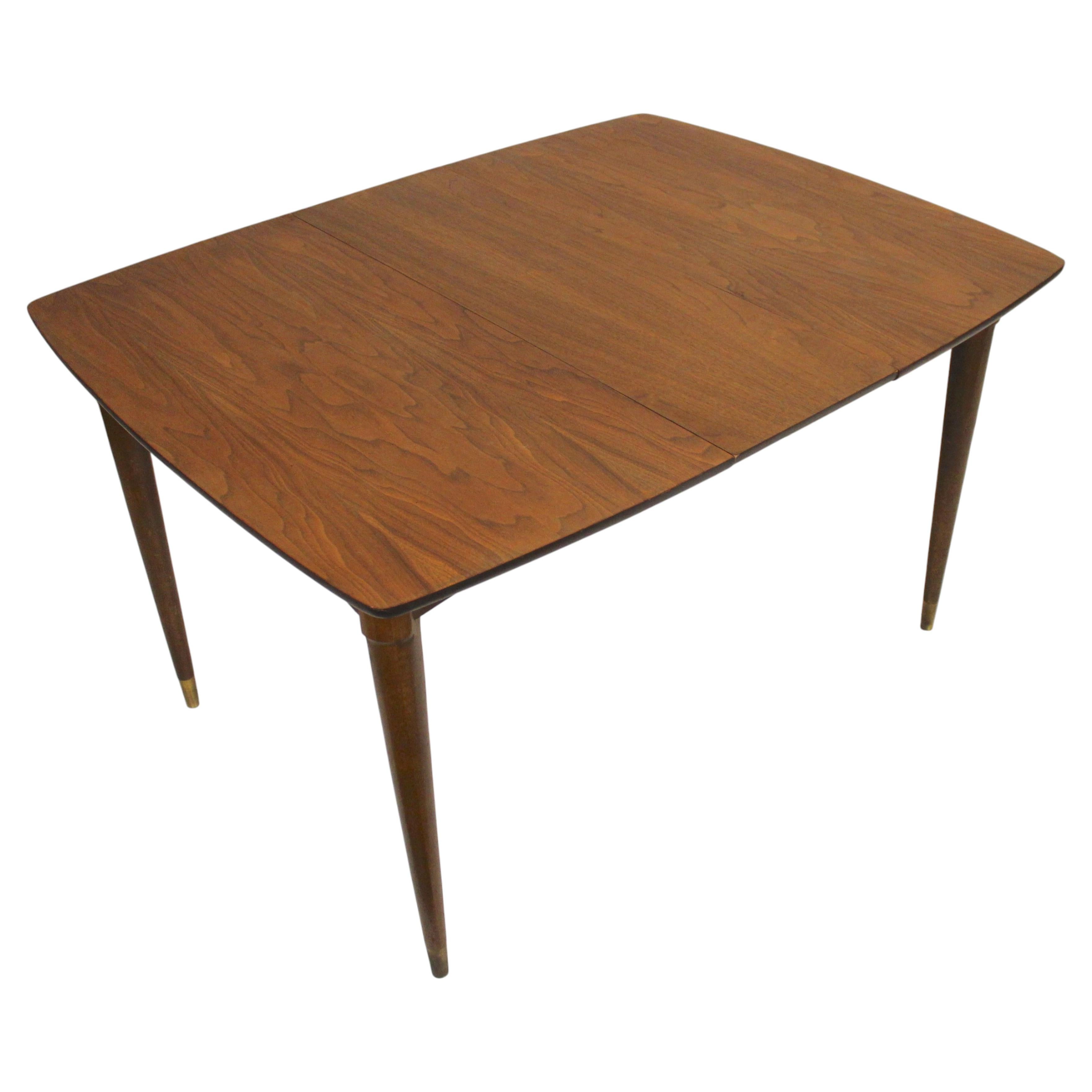 Expanding Walnut Dining Table By The Jefferson Wood Working Co.