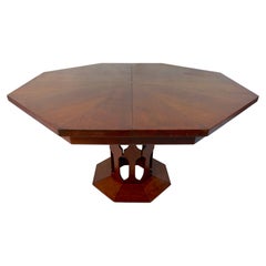 Mid-Century Modern Octagonal Expanding Dining Table by Walter of Wabash