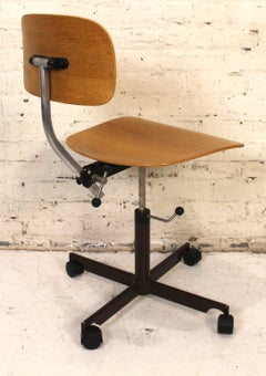 Jørgen Rasmussen for Kevi Danish Mid-Century Teak Bentwood 'Task' Chair