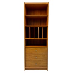 Mid-Century Modern Danish Teak Bookcase with Drawers