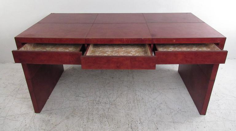 Modern Parsons Style Writing Desk At 1stdibs