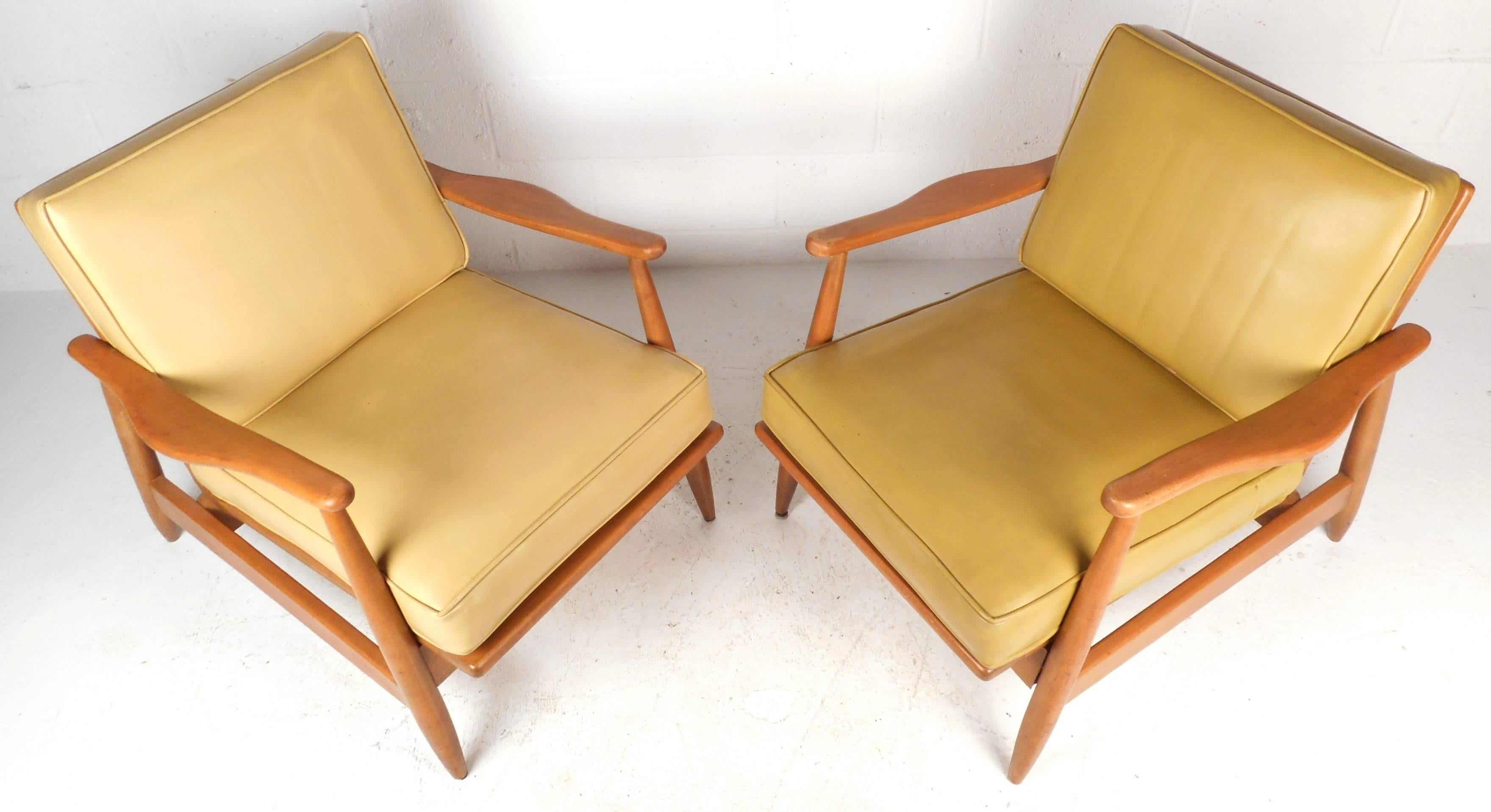 mid century maple furniture