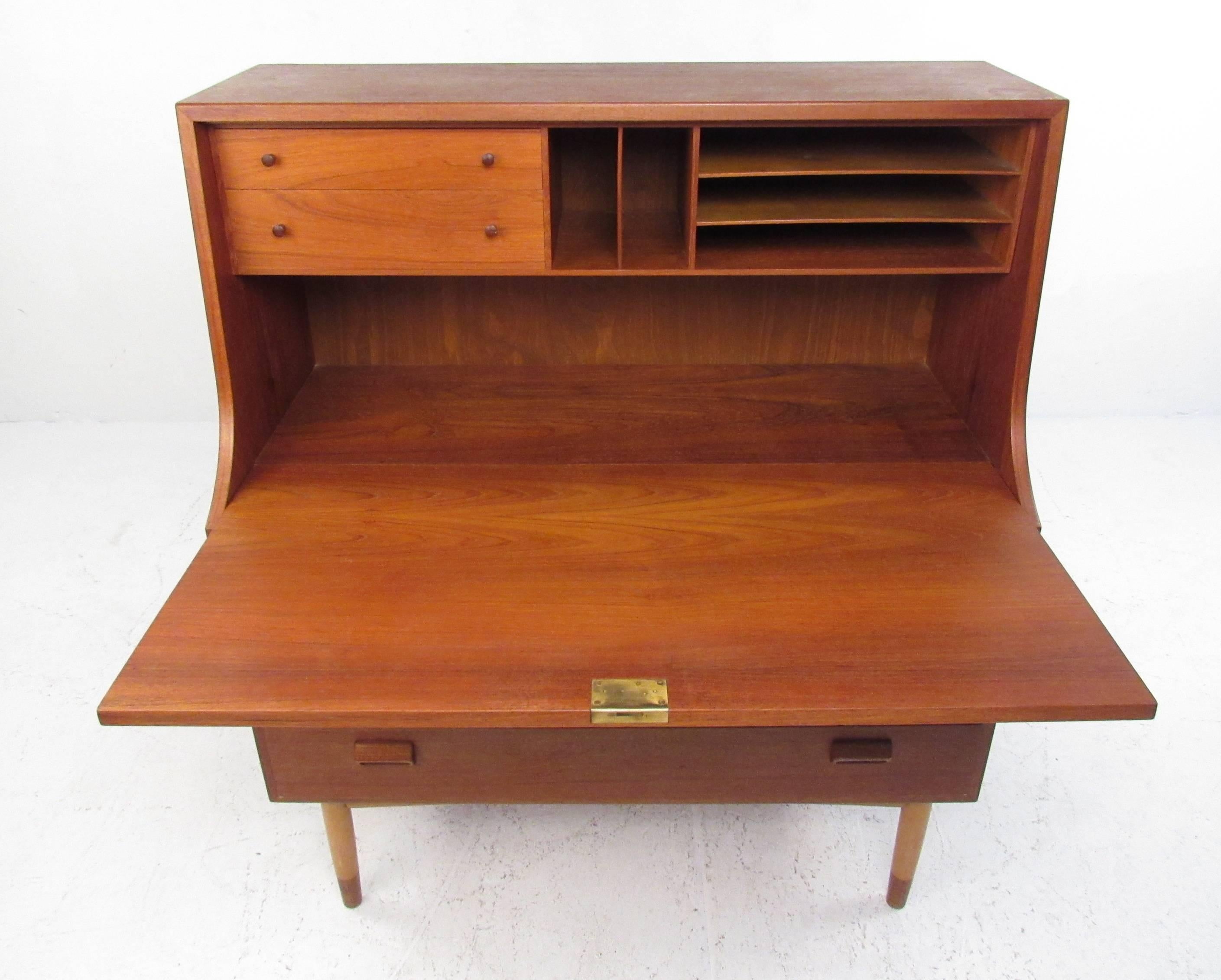 Scandinavian Modern Børge Mogensen Teak Secretary Desk