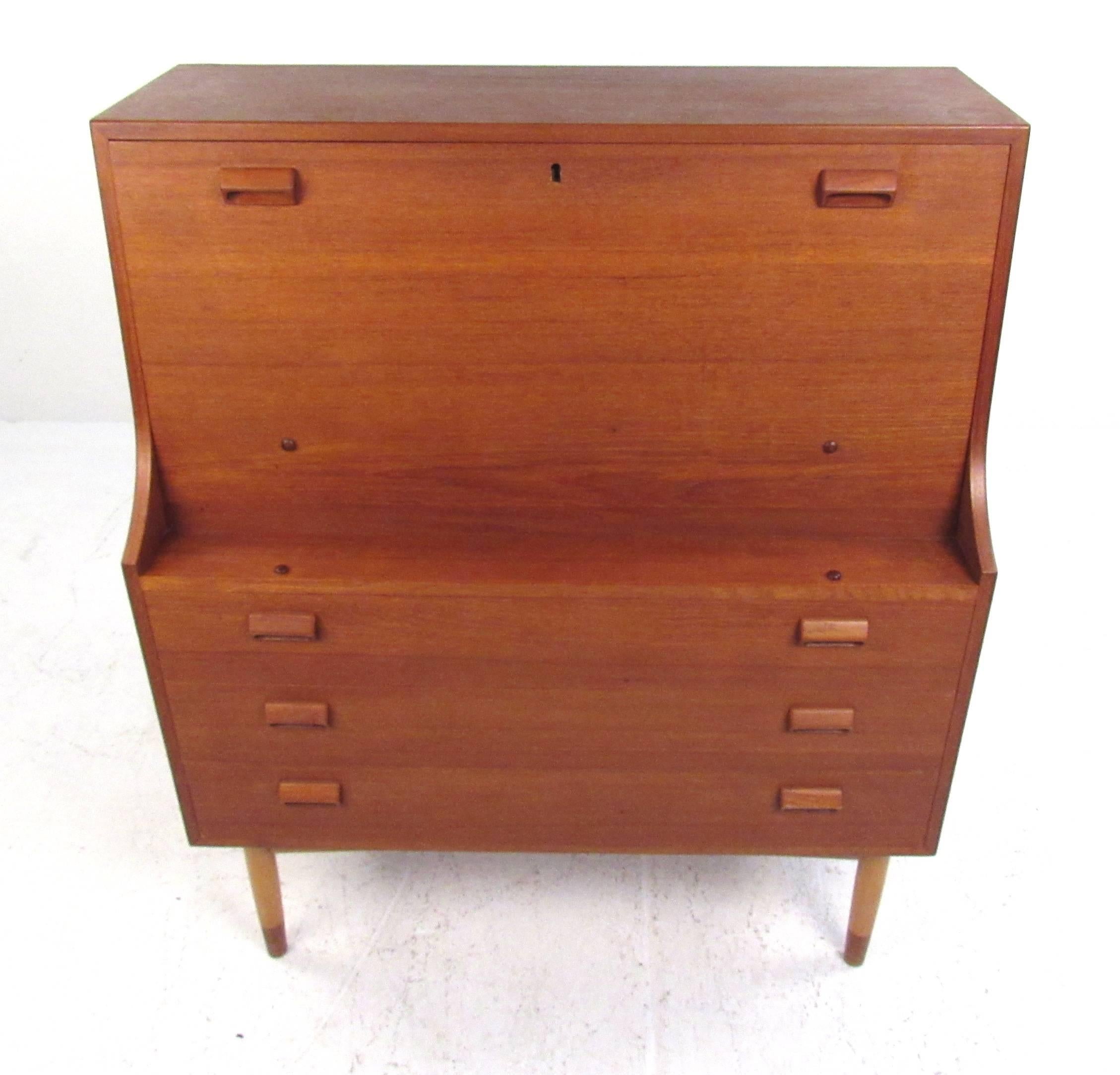 Mid-20th Century Børge Mogensen Teak Secretary Desk