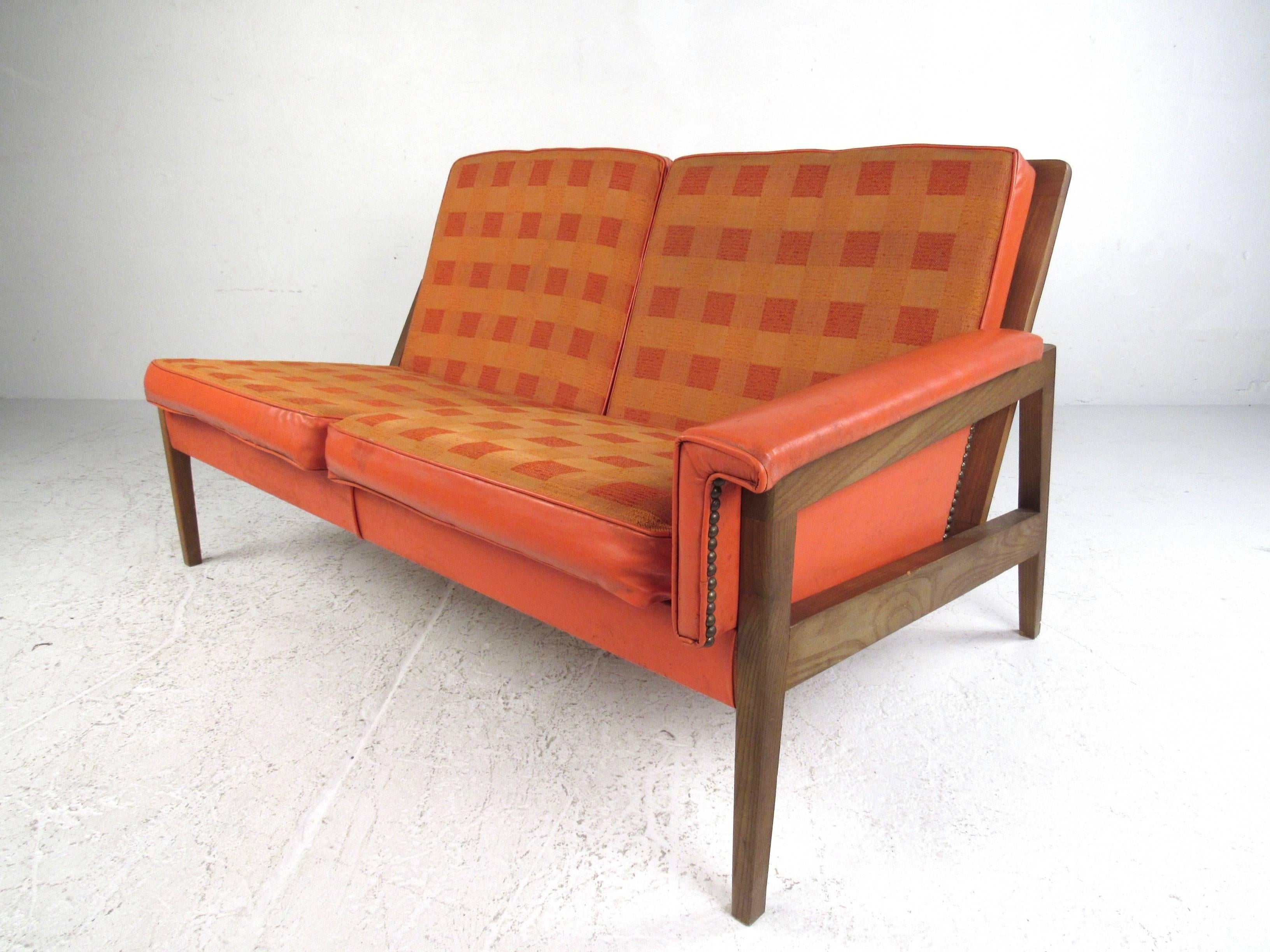 mid century corner sofa