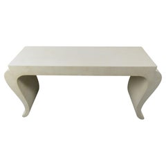 Contemporary Modern Console Table with Wall Mirror