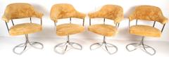 Fauteuils tulipe pivotants modernes du milieu du siècle dernier de Cal-Style Furniture