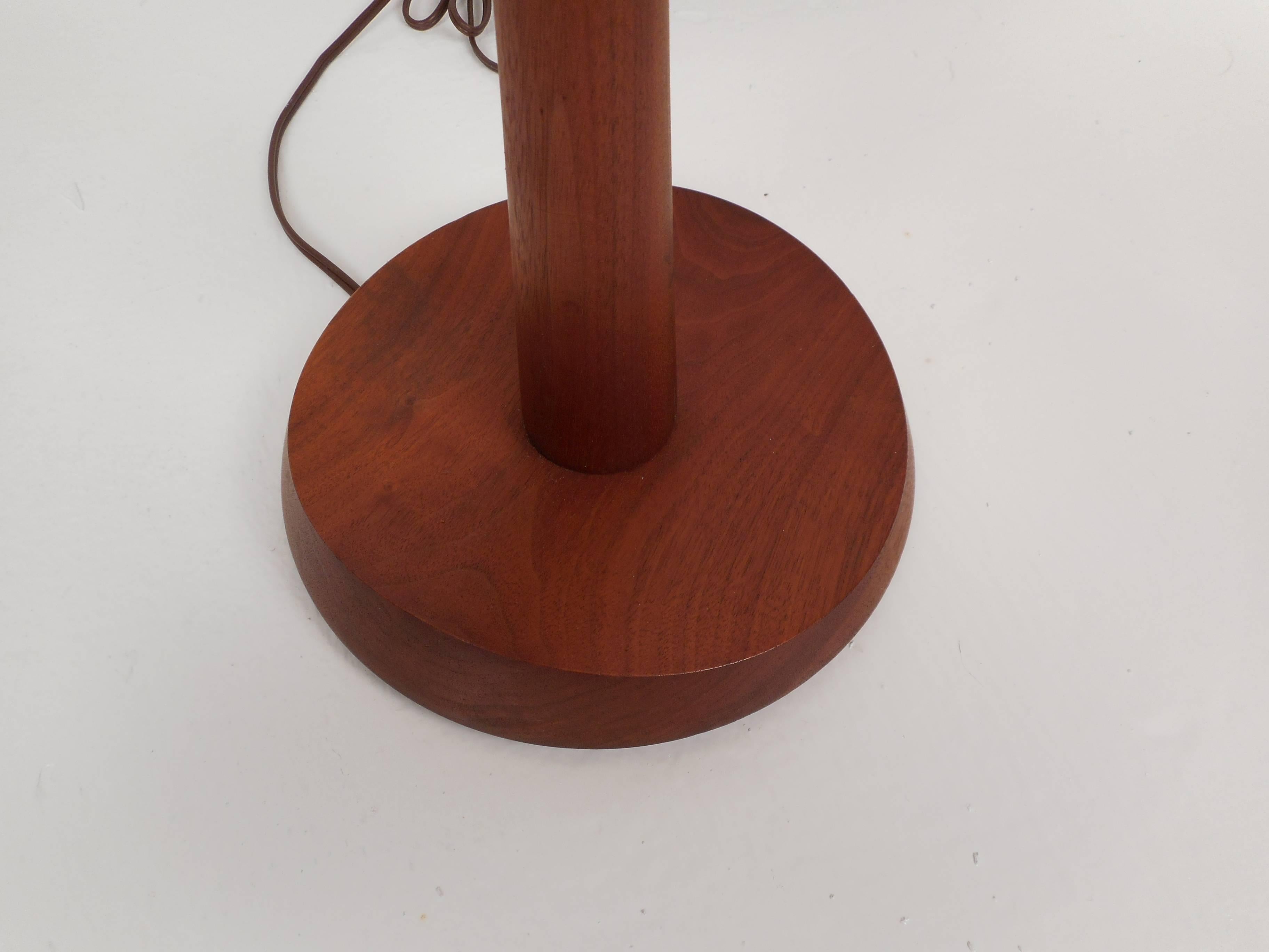 Mid-Century Modern Teak Table Lamps 1