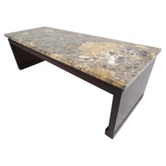 Mid-Century Marble-Top Coffee Table by Widdicomb