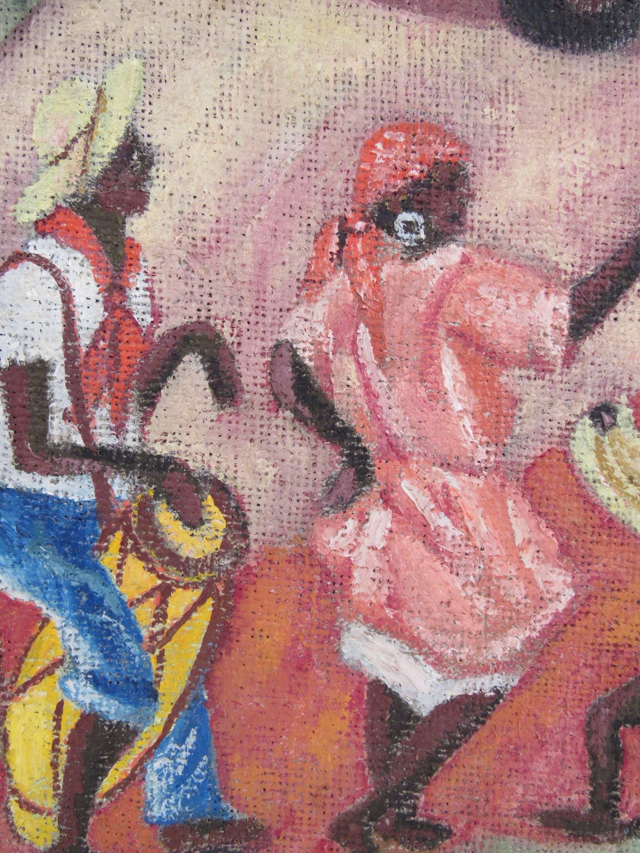 Óleo sobre lienzo Firmado 