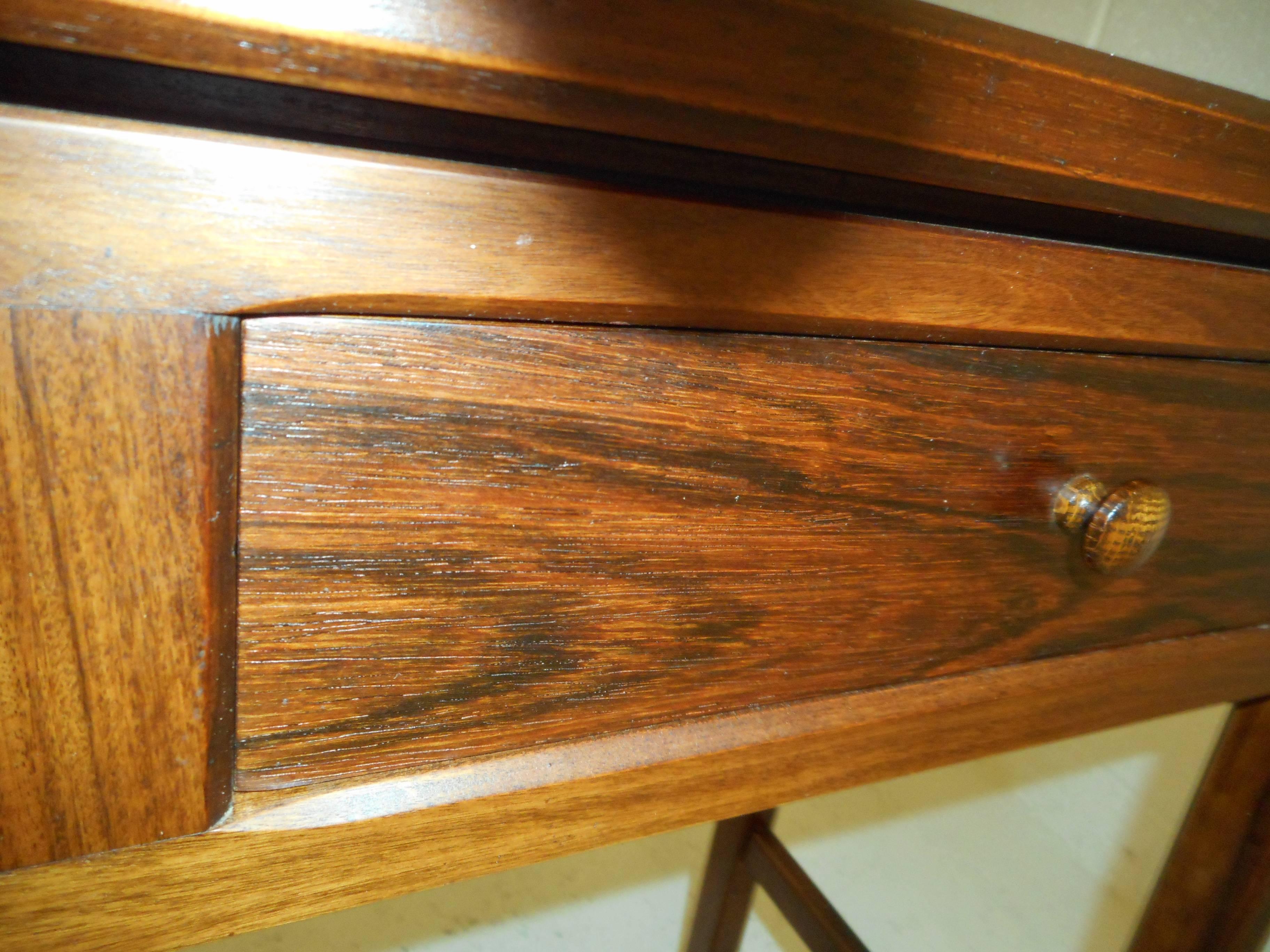 Mid-Century Modern Small Two-Door Rosewood Console Table 4