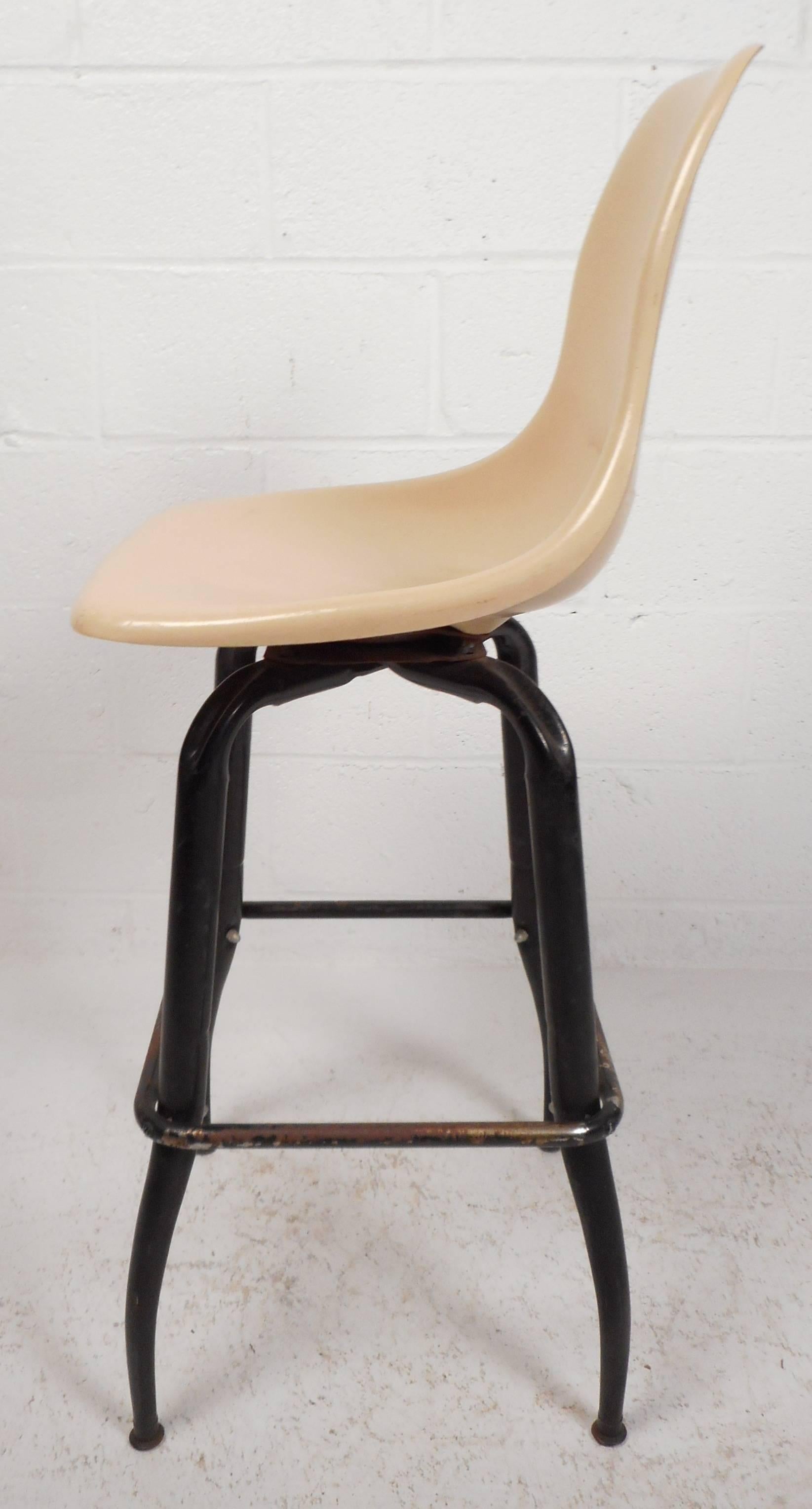 modern plastic bar stool