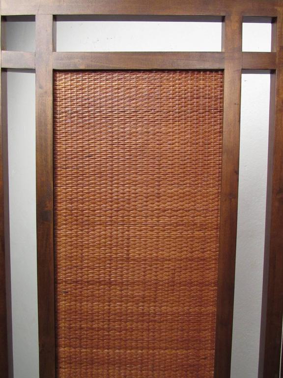 MidCentury Folding Screen Room Divider at 1stDibs