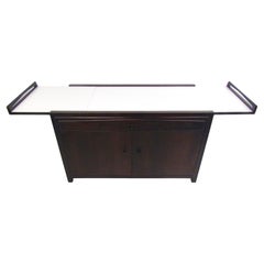 John Kapel para Glenn of California Mueble carrito de bar extensible