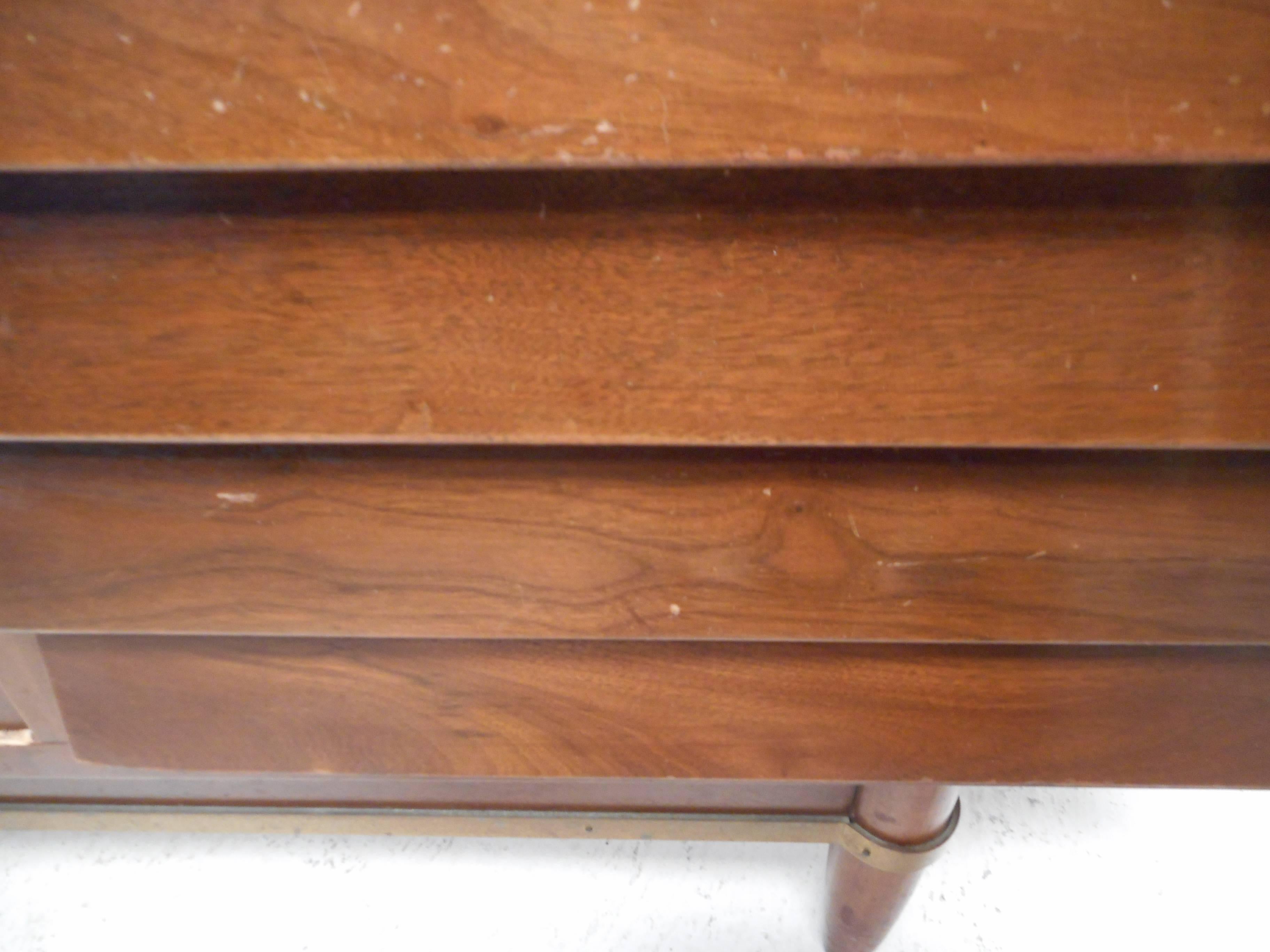 Mid-Century Modern Walnut Dresser by American of Martinsville 5