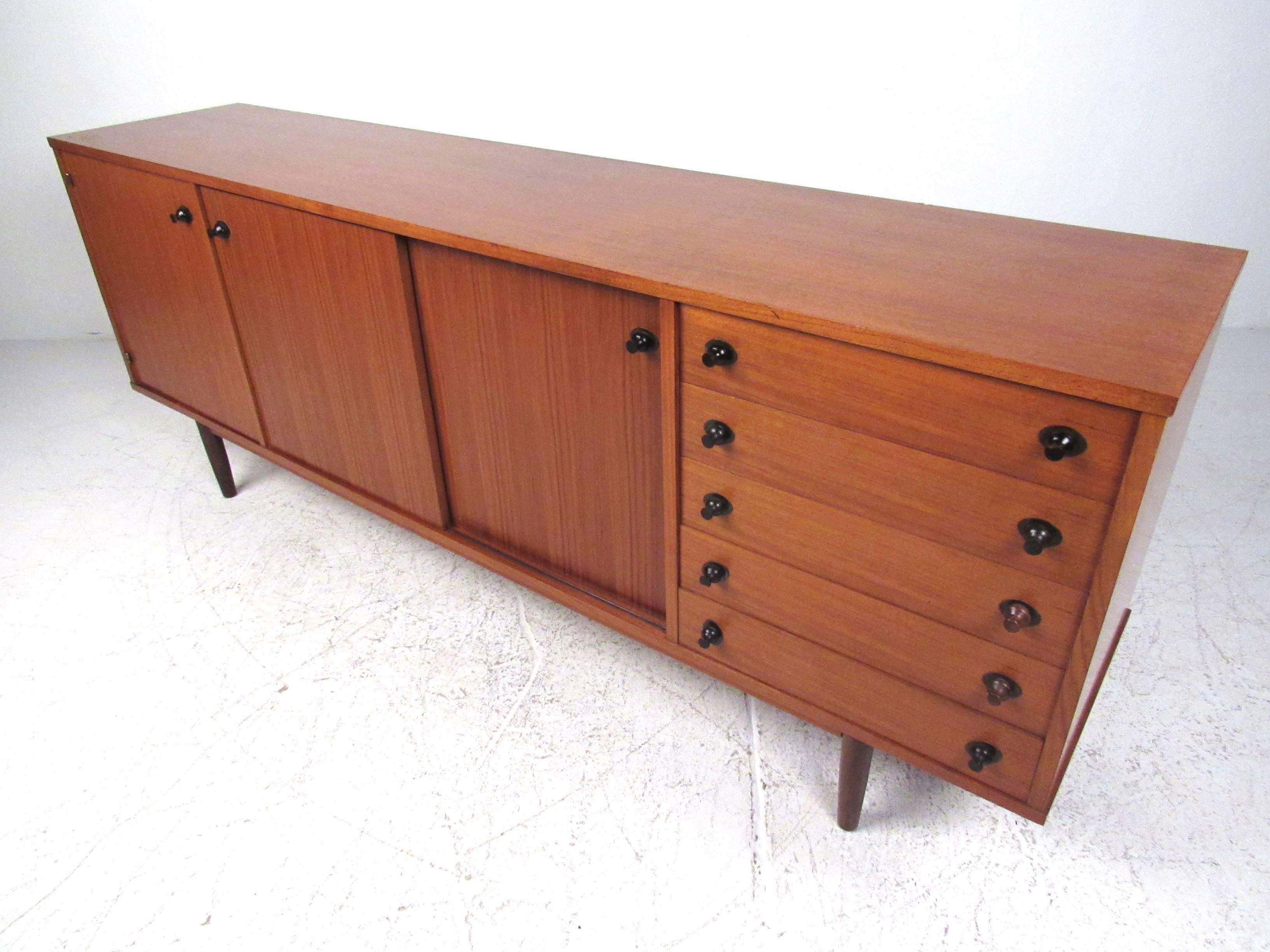 Italian Modern Teak Sideboard 3