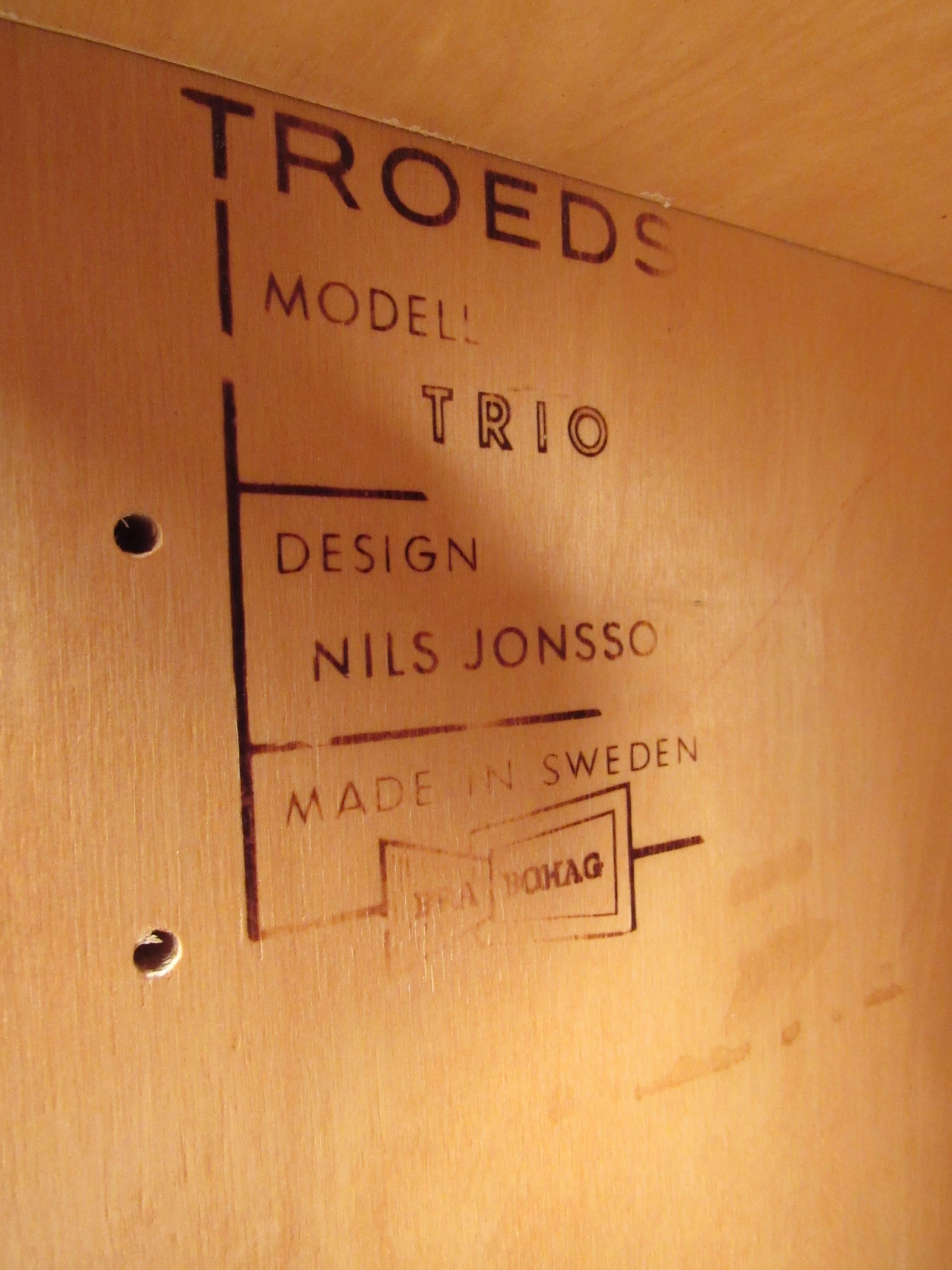 Wood Swedish Teak Sideboard by Nils Jonsson for Hugo Troeds