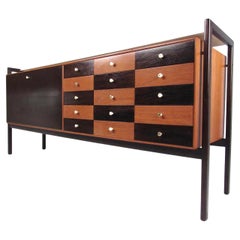 Servidor Buffett Flotante Moderno Italiano, ca. 1950