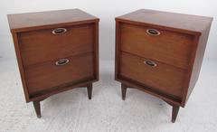 Pair of Mid-Century Nightstands by Hooker
