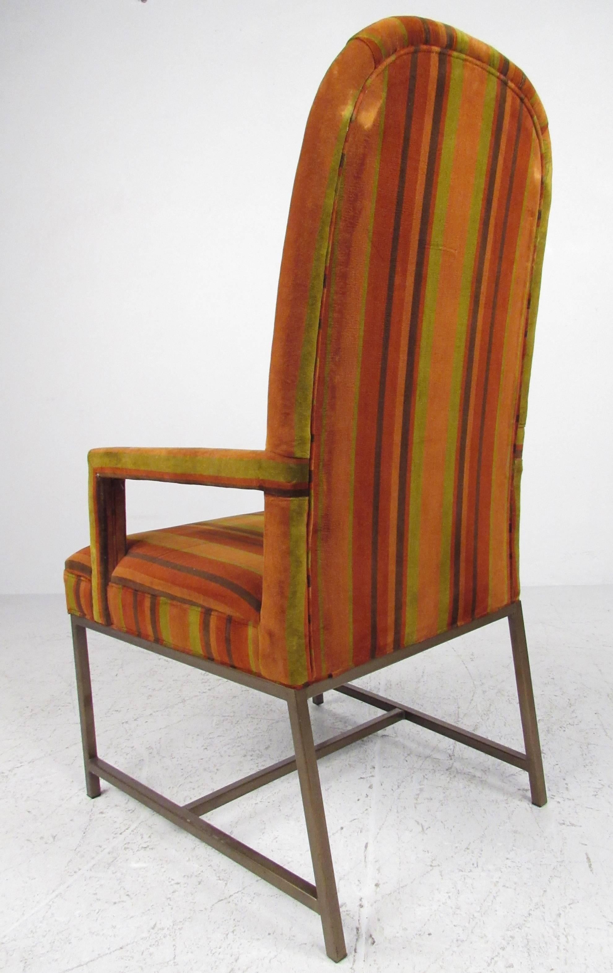 Mid-Century Modern Highback Armchairs In Good Condition In Brooklyn, NY