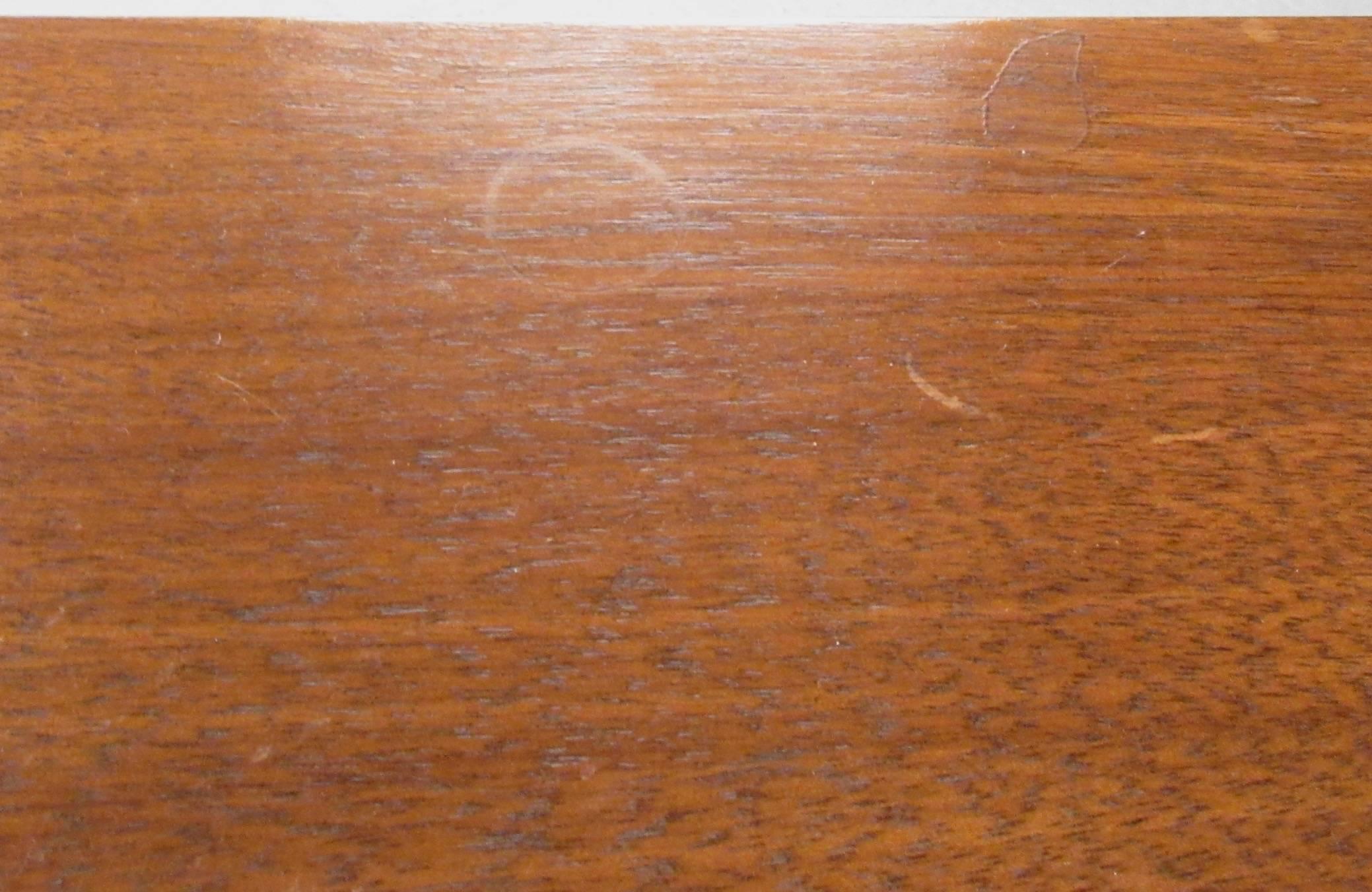 Stylish Mid-Century Modern Walnut and Rosewood Dresser 2