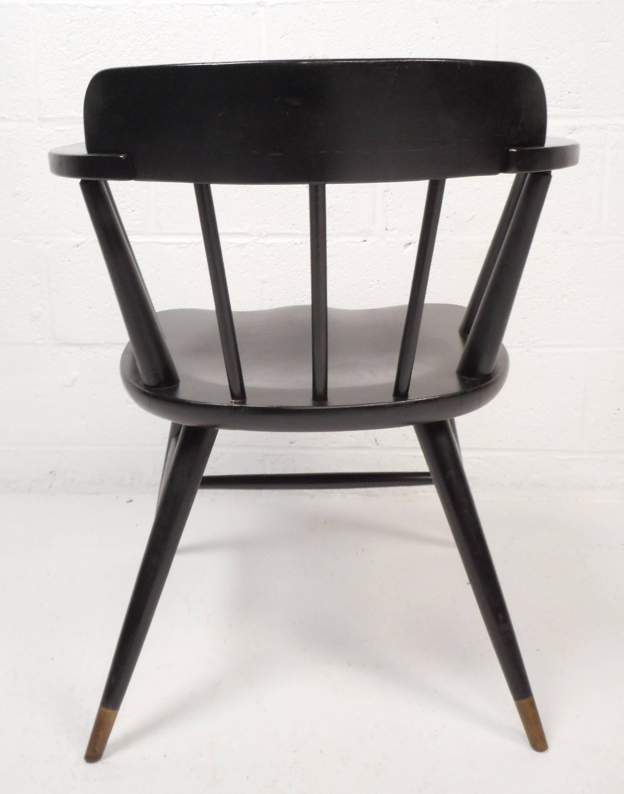 Late 20th Century Set of Mid-Century Modern Dining Chairs