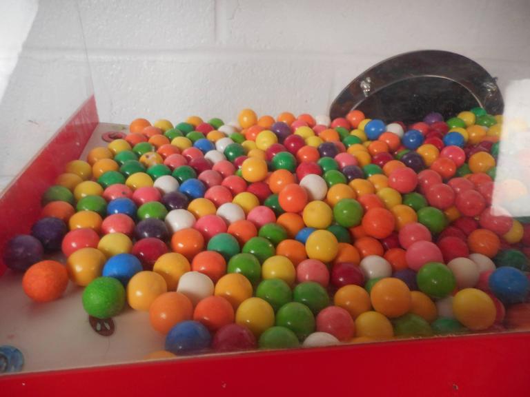 MidCentury Modern Gum Ball Machine "Waldo's Fun Factory" at