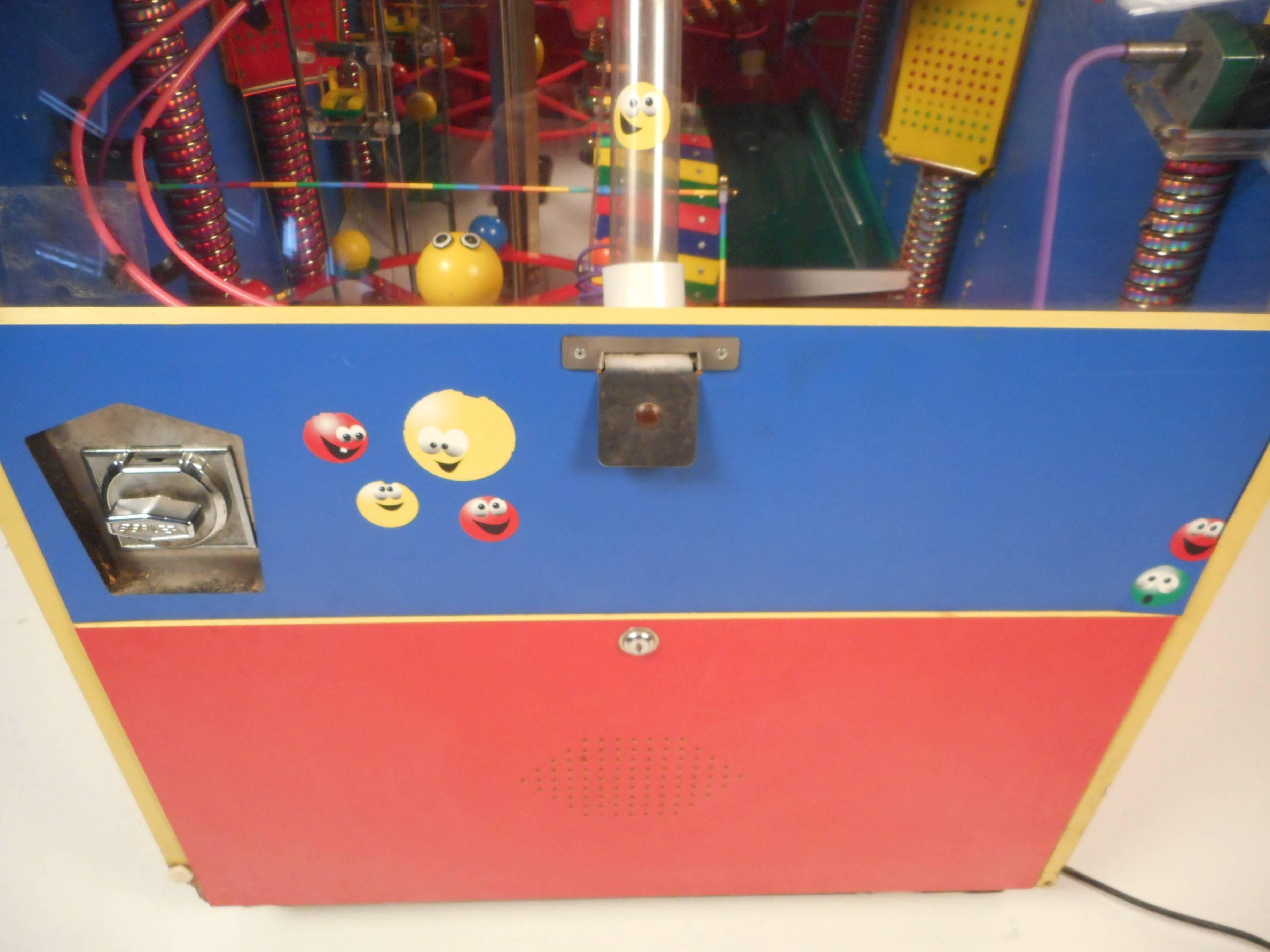 Late 20th Century Mid-Century Modern Kinetic Gum Ball Machine 