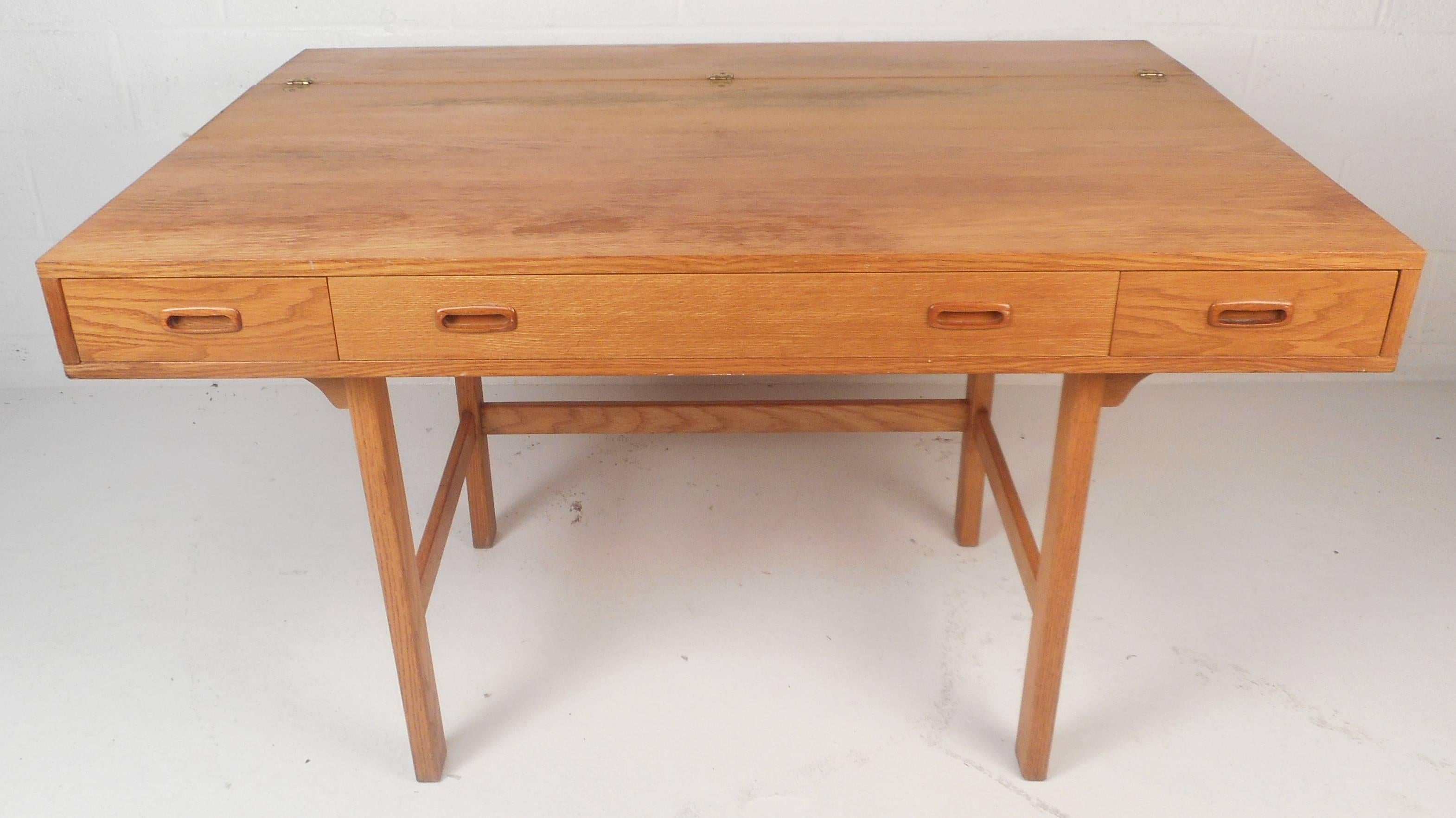 Mid-20th Century Mid-Century Modern Teak Flip-Top Desk by Jens Quistgaard