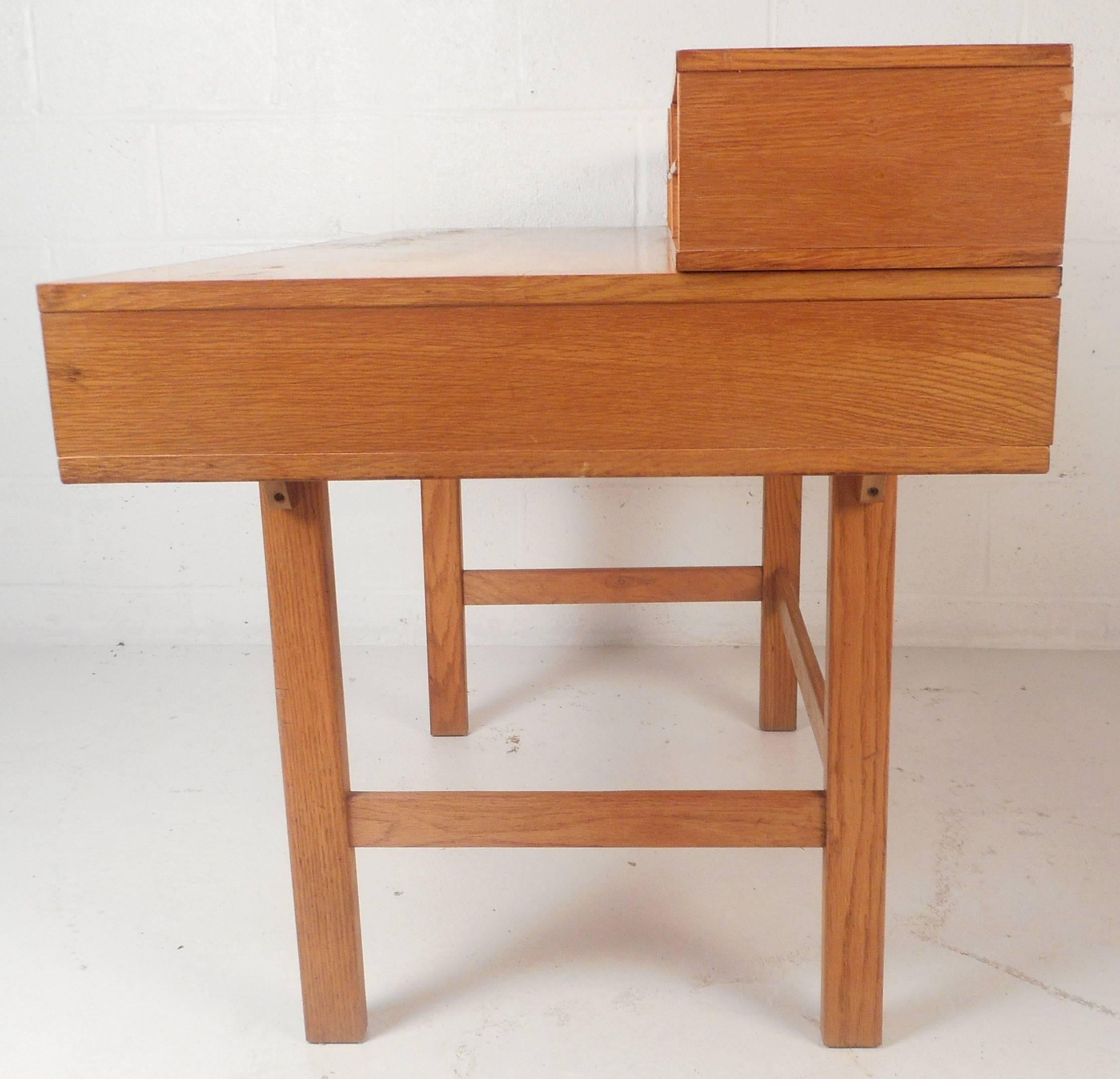 Danish Mid-Century Modern Teak Flip-Top Desk by Jens Quistgaard